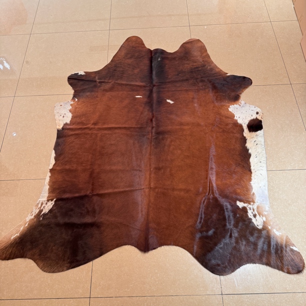 【本尼家】R212 215*200cm专拍牛皮地毯家用轻奢手工