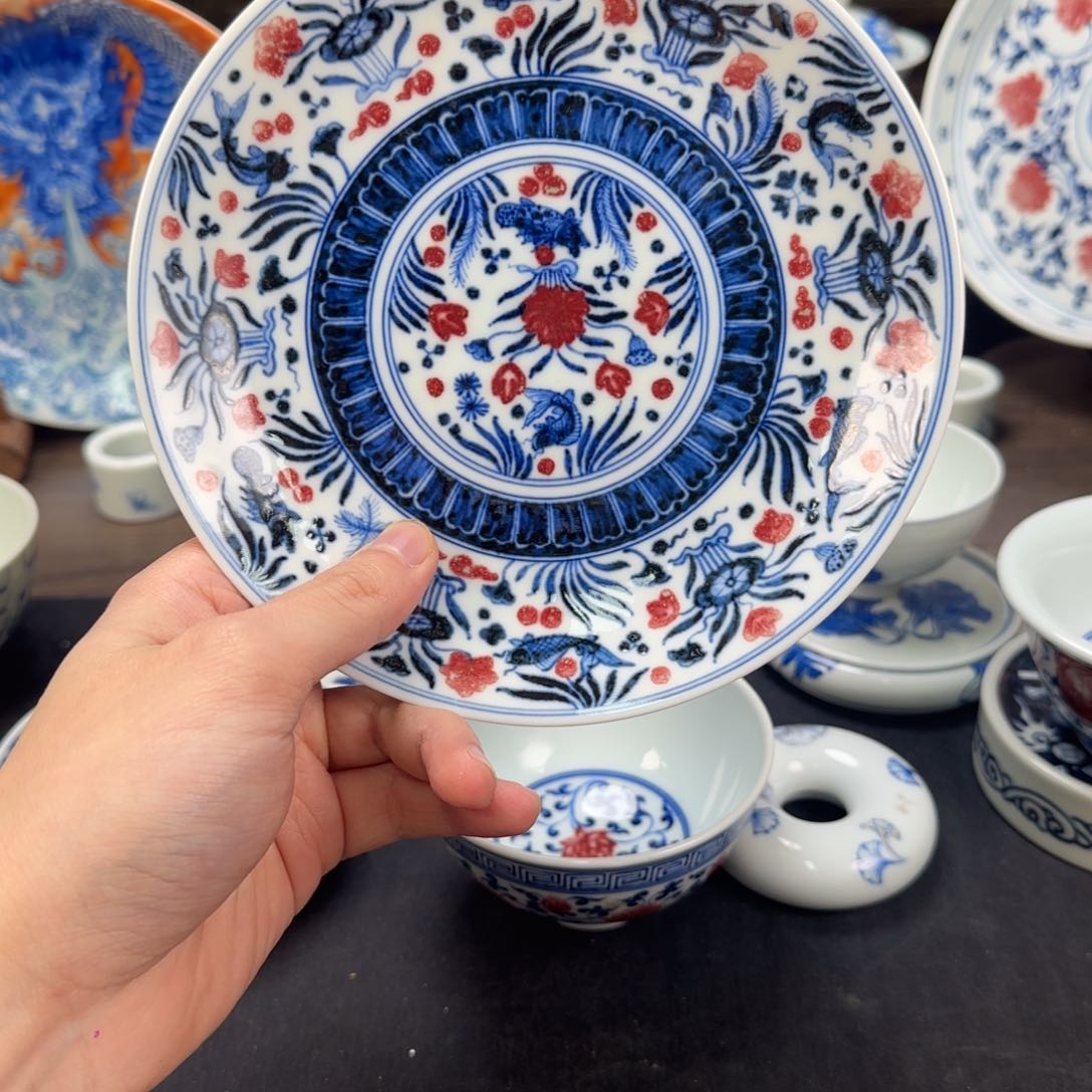 杯凉*了景德镇手工手绘陶瓷