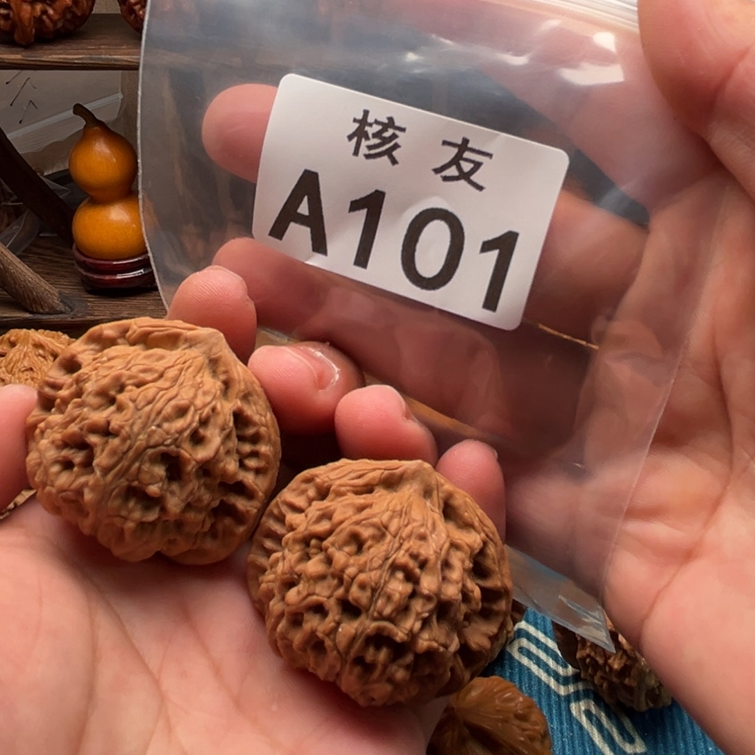 文玩核桃吊坠水龙纹