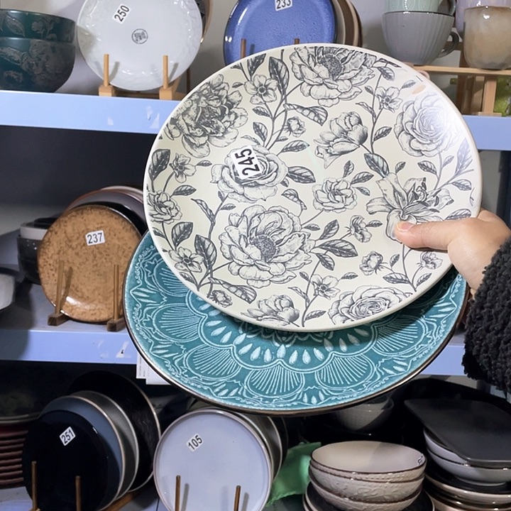 瓷2只高温釉下彩陶瓷餐具类型