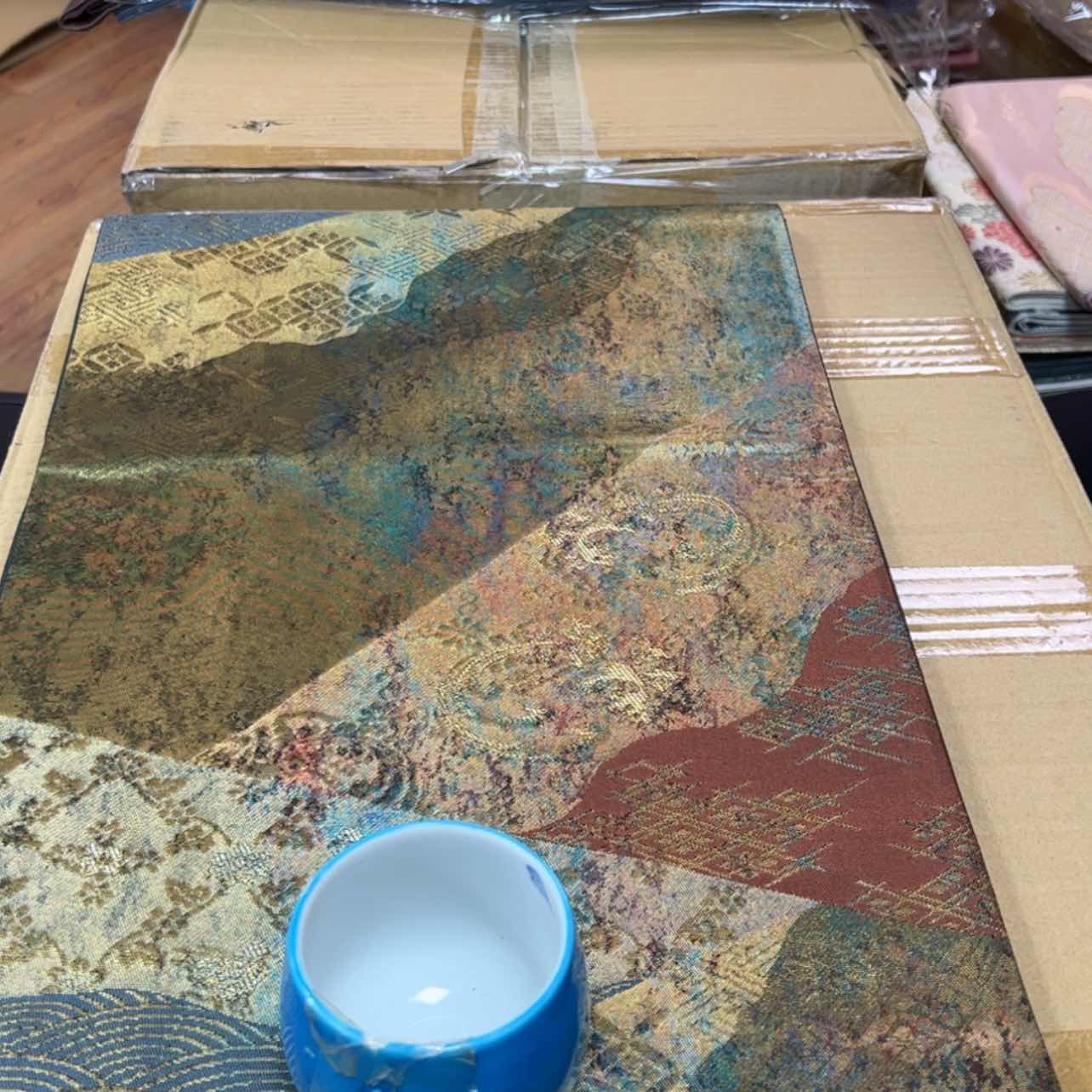 【闪购商品】京****）陶瓷马克杯带盖勺