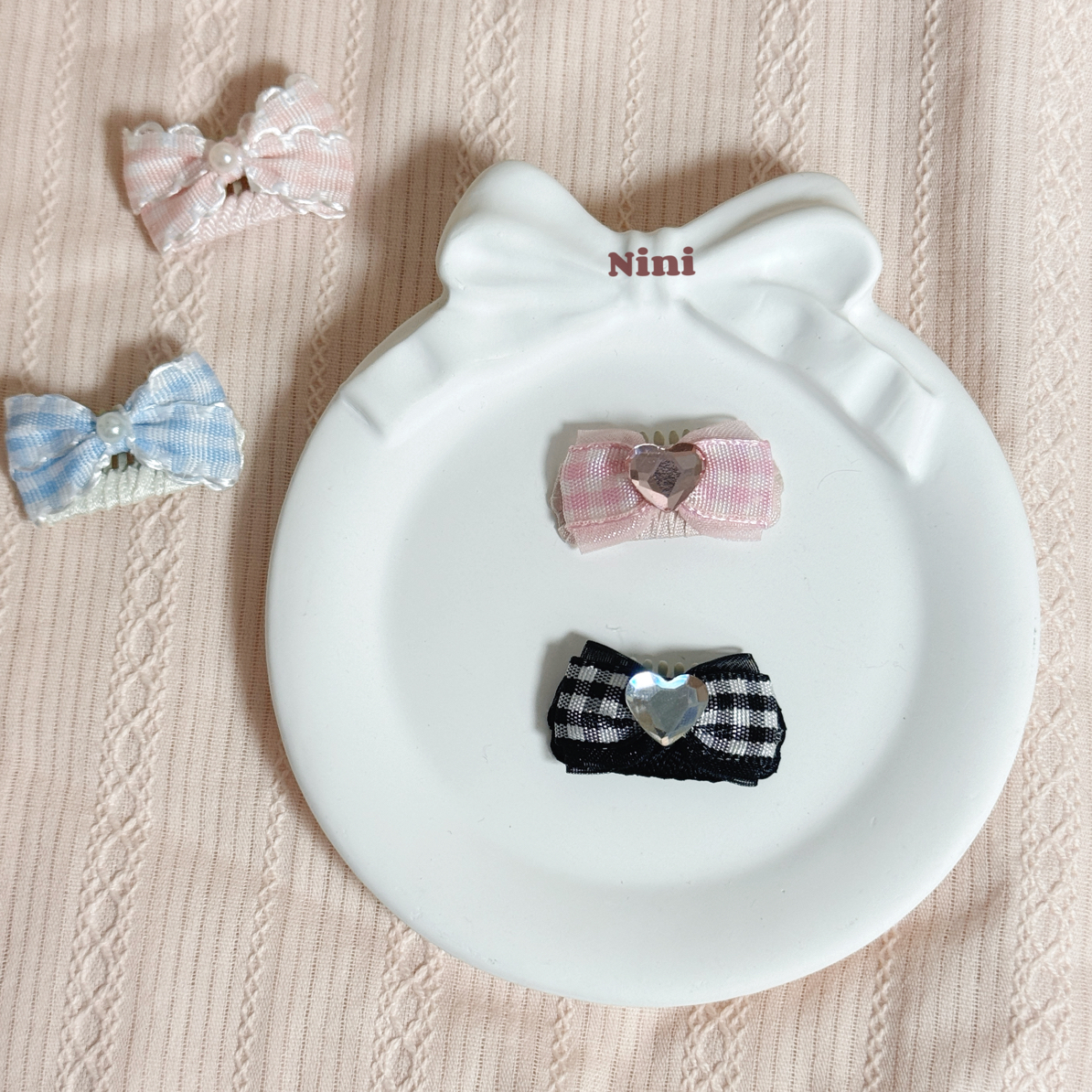 Nini手作｜直播间宠物碎发夹 2.8cm猫猫狗狗可爱发卡