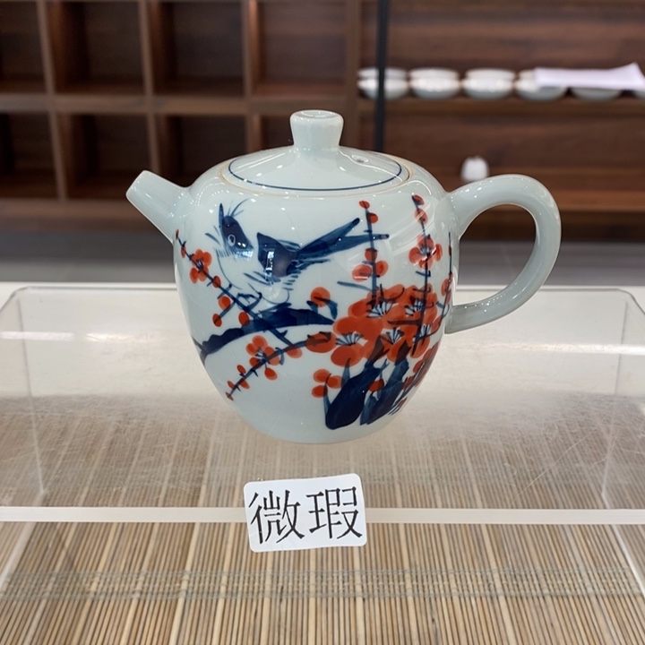 釉下老陶泥手工绘制