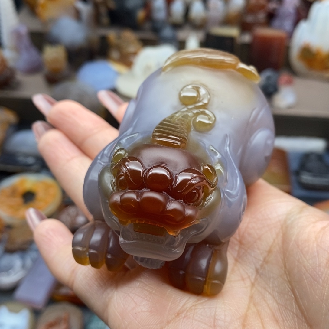 玛瑙/玉髓吊坠(不含链)未镶嵌