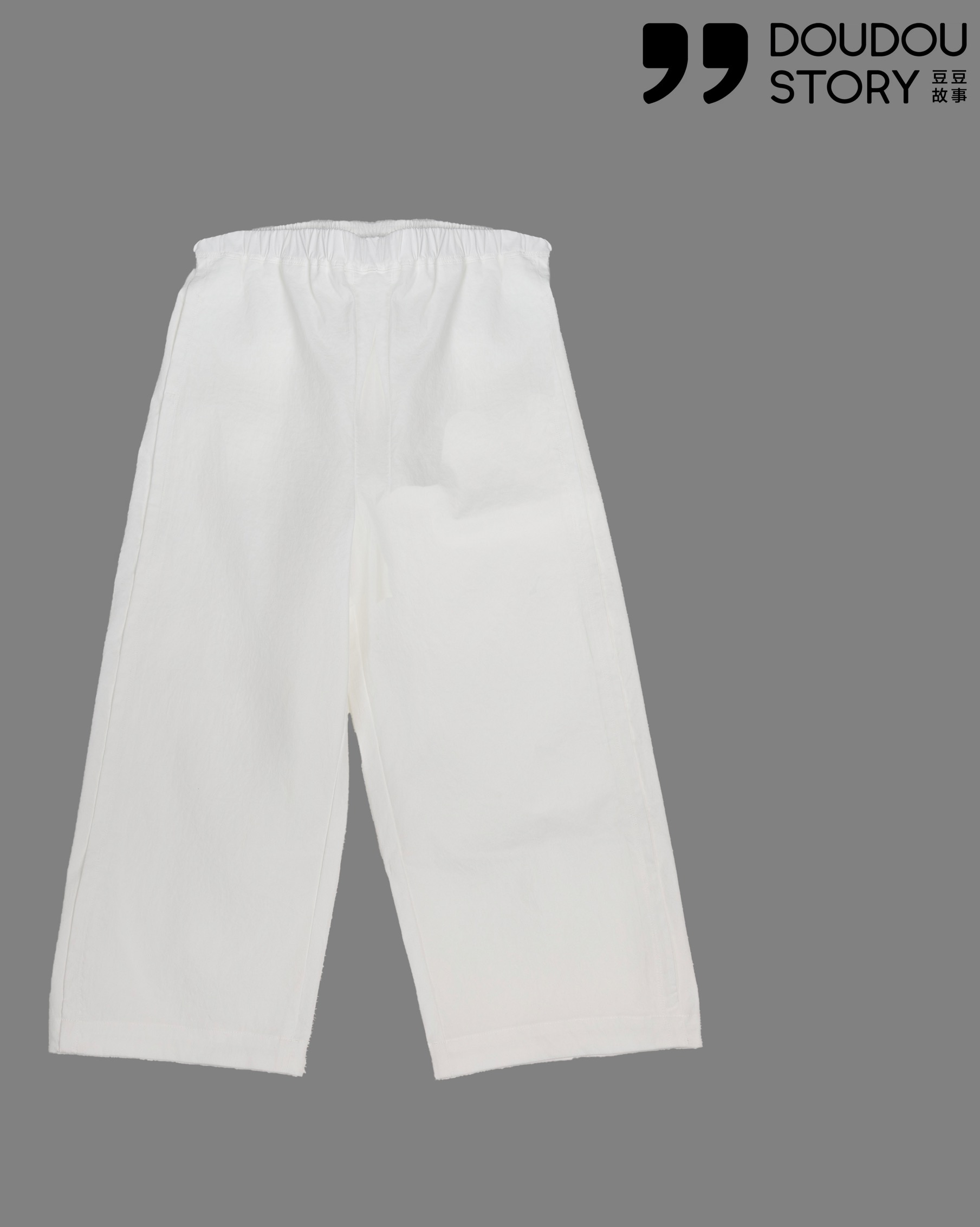 HALUNGLE/海伦格丽   86017    休闲极简显瘦宽松八分休闲裤