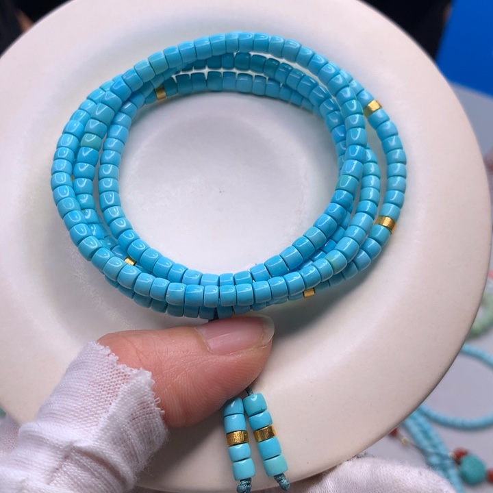 绿松石配饰未镶嵌一****❥