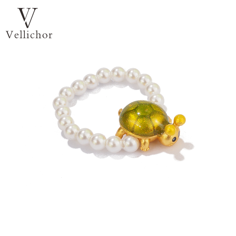 铜合金戒指 超可爱手工闺蜜乌龟戒指重望所龟戒指百搭