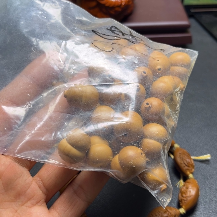 平***安橄榄核手串/手链橄榄核雕葫芦20颗