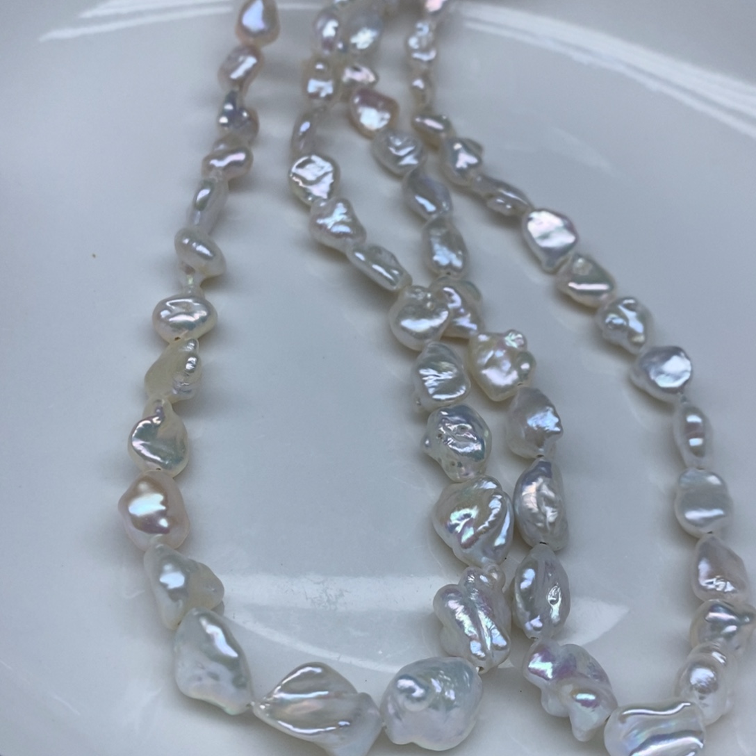 颈饰未镶嵌淡水珍珠炫彩keshi
