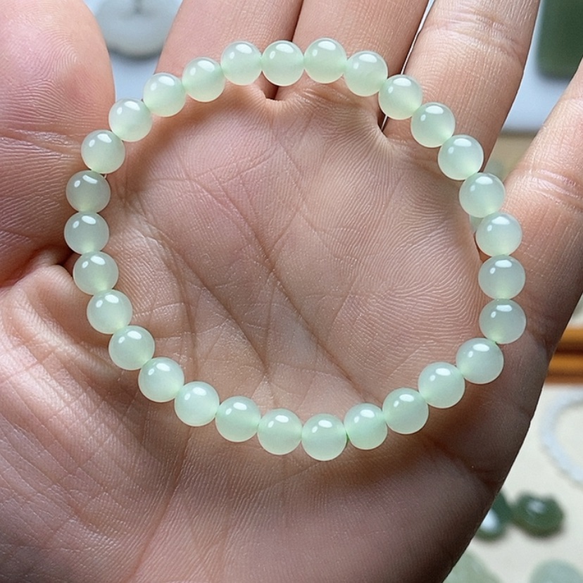 【闪购商品】和田玉手链未镶嵌柠****つ