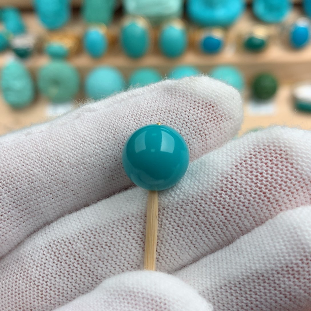 绿松石配饰未镶嵌10.6mm