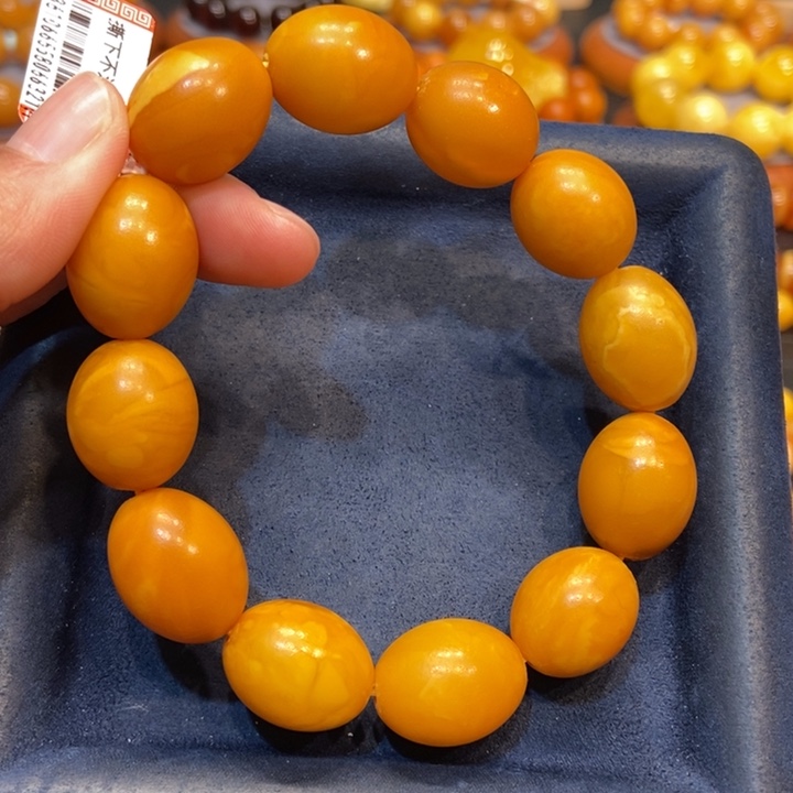 琥珀手链未镶嵌蜜蜡