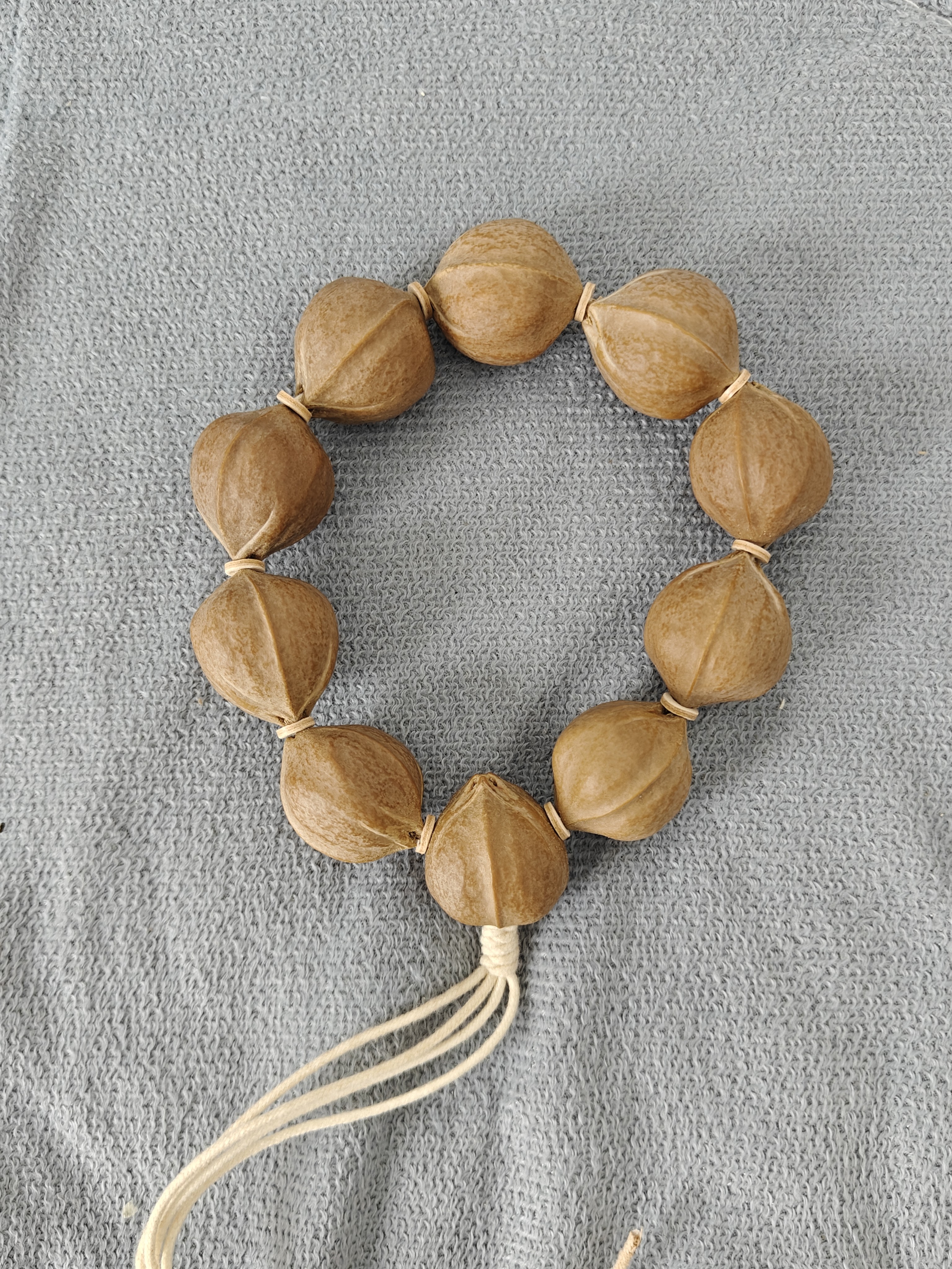 【精挑+精选】21*25正宗梅林铁核素串原生态橄榄核手串