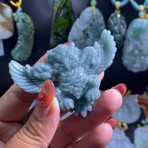【闪购商品】颈饰未镶嵌翡翠鹰