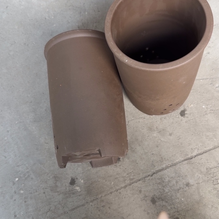 紫砂紫砂花盆破损补发高度22口径14俩只