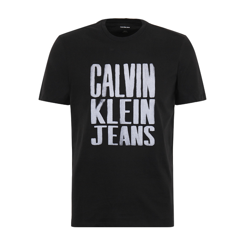 Calvin Klein/卡尔文·克雷恩CK男士夏季新款时尚短袖T恤休闲半袖