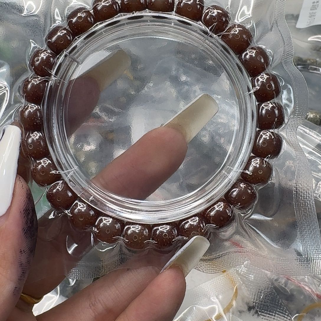 星月菩提手串312尽头粉冰遇华星月菩提98桶单圈