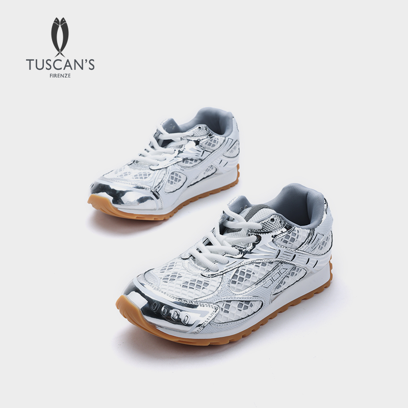TUSCAN'S新款时尚百搭复古运动舒适透气休闲鞋时代集团女鞋