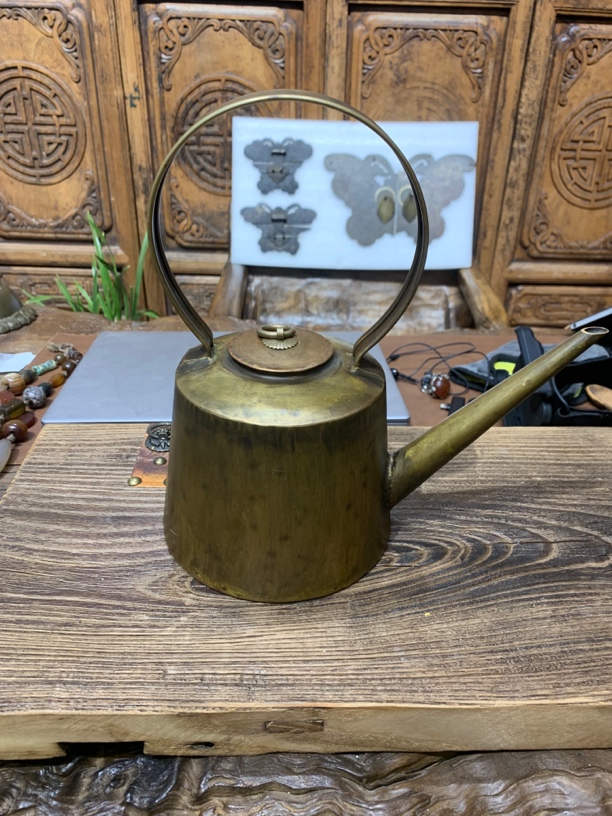 老式铜器古朴厚重包浆圆润收藏佳品实物实拍