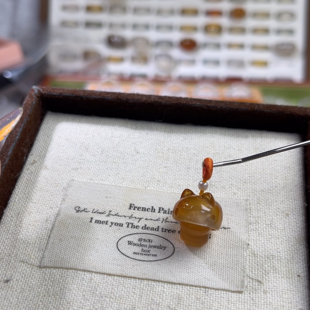 玛瑙/玉髓合金吊坠(不含链)