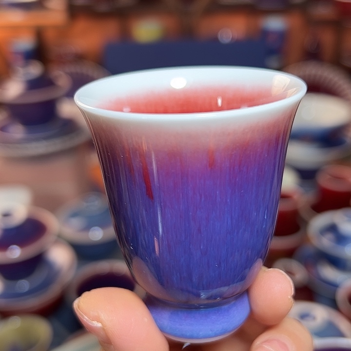 瓷片景德镇品艺轩郎紫