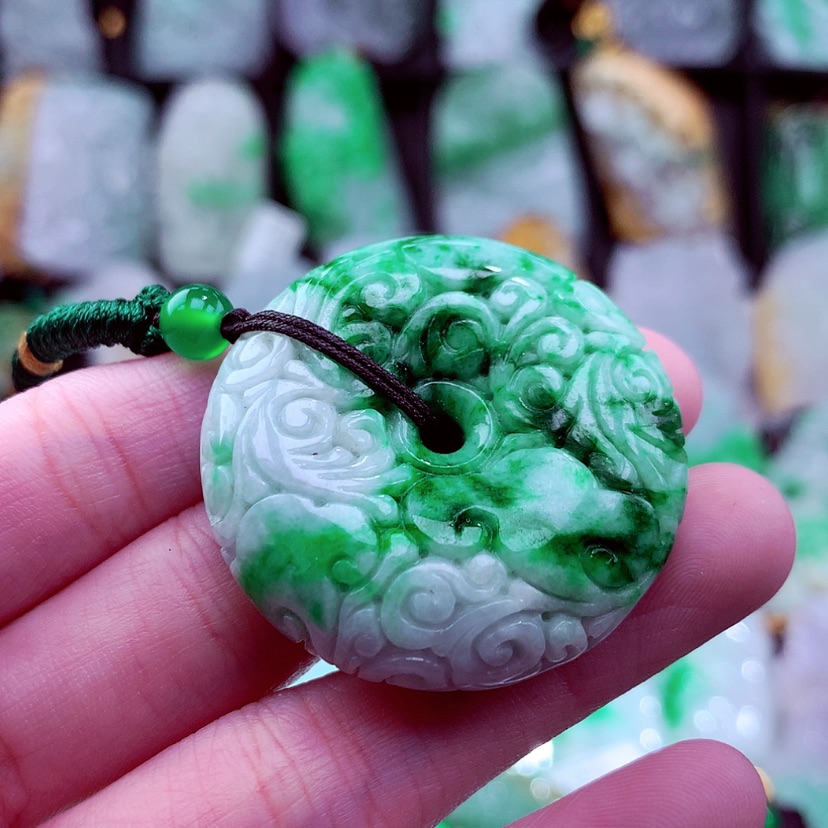 【闪购商品】翡翠颈饰未镶嵌挂件