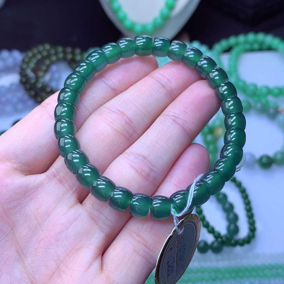 翡翠毛衣链未镶嵌7.4