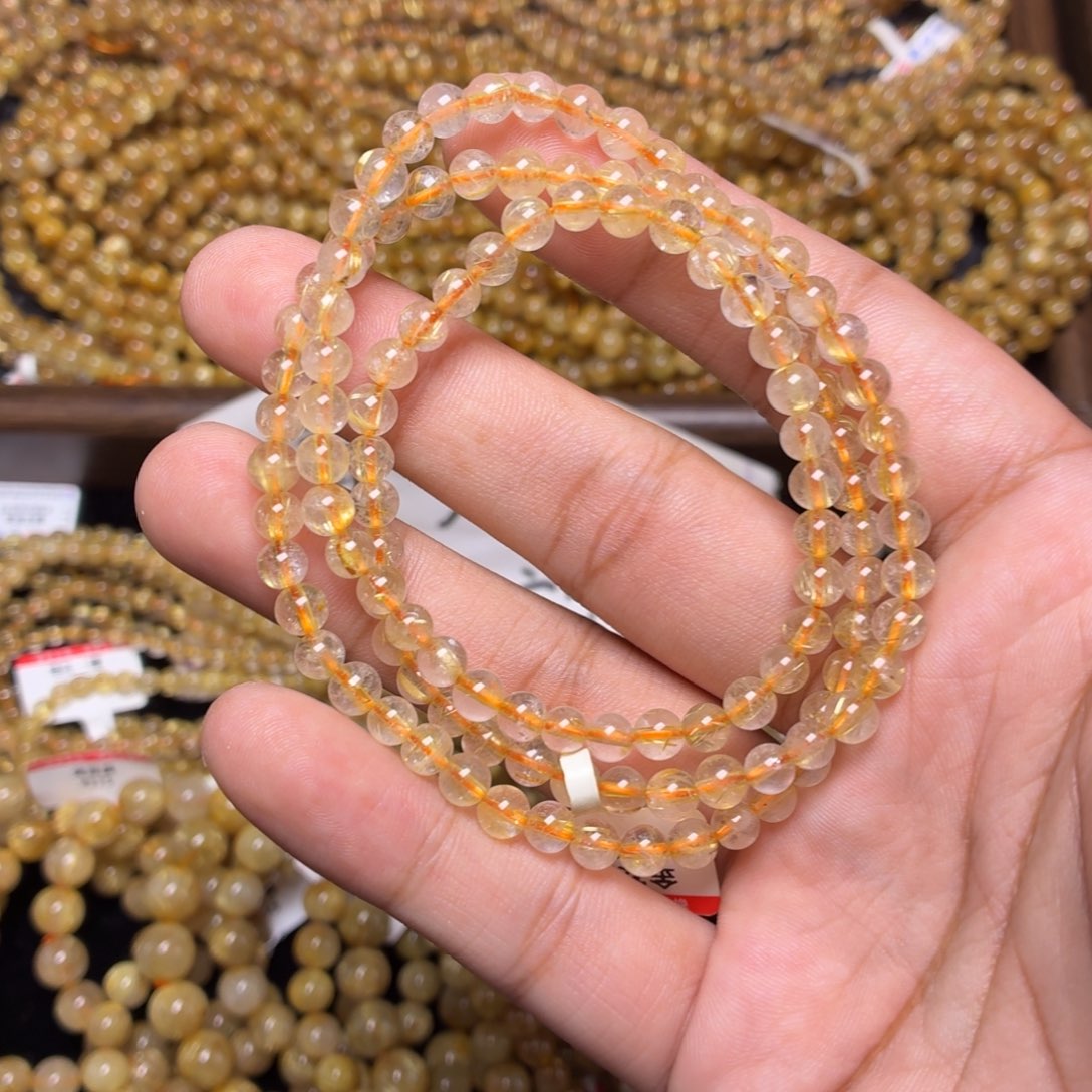 发晶未镶嵌手串卡5.3