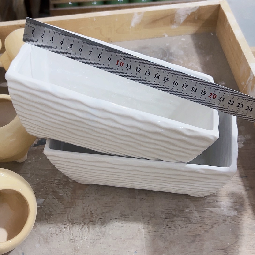 有孔外贸尾单陶瓷花盆凑单10米包邮