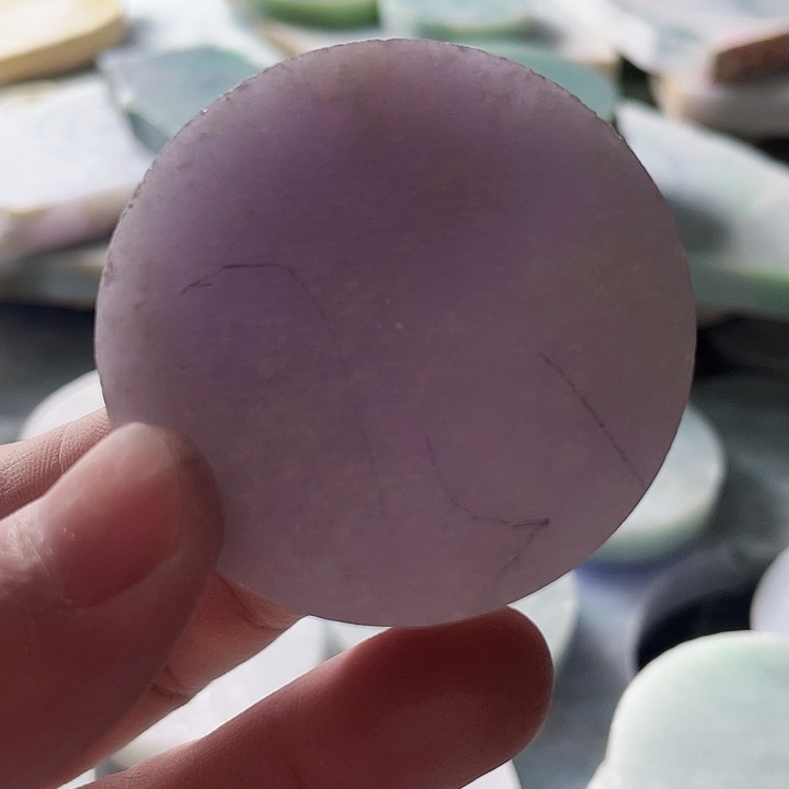 翡翠颈饰未镶嵌毛料66