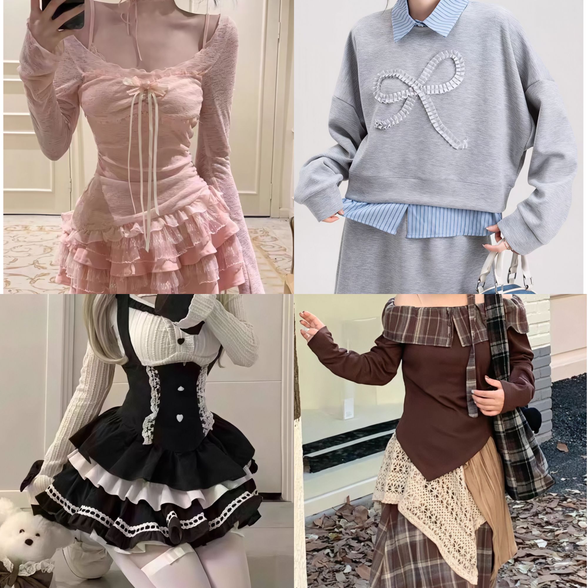 （22.99-59.99）秋冬新款气质显瘦设计感长短款女装时尚套装