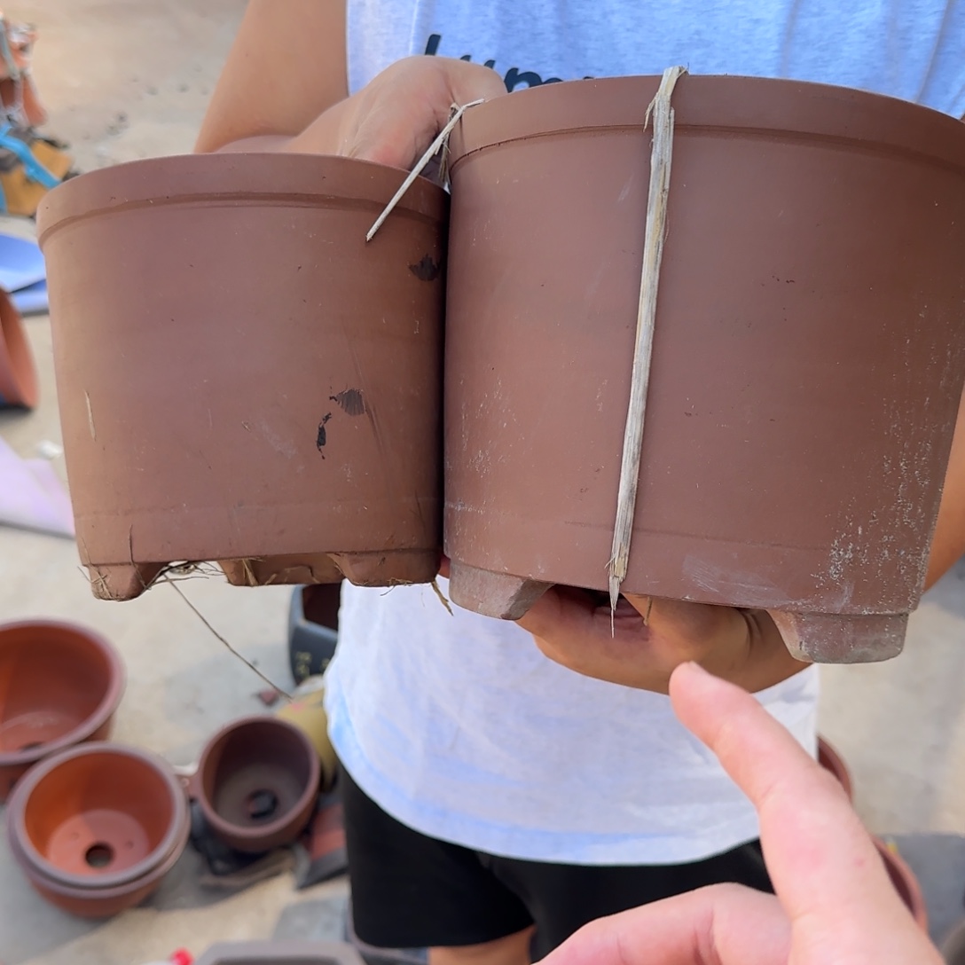 紫砂花盆瑕疵和瑕疵