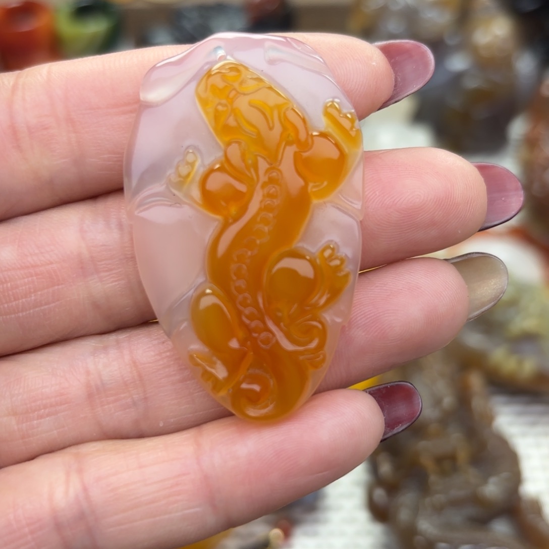 玛瑙/玉髓挂件未镶嵌