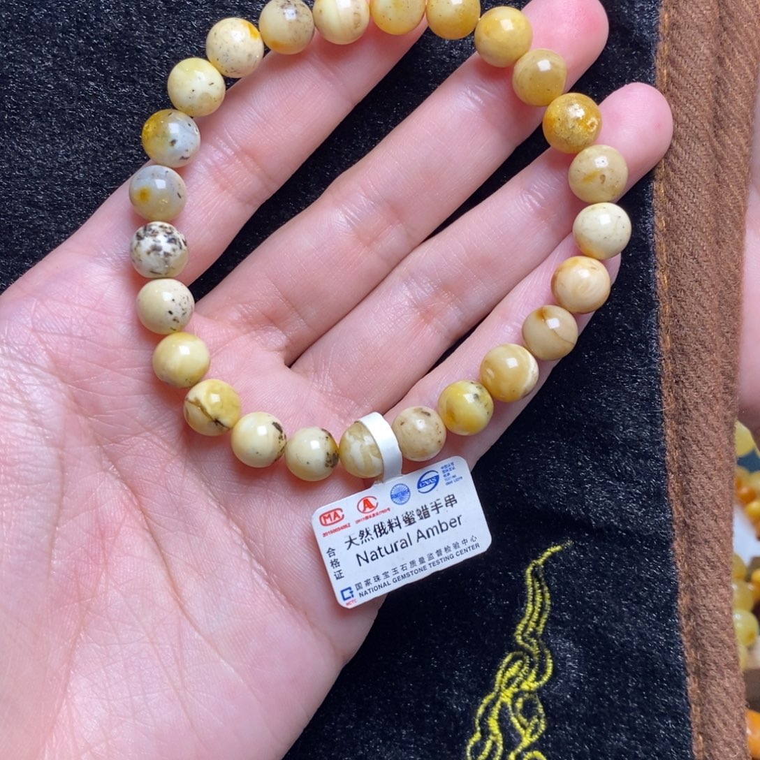 琥珀未镶嵌裸石蜜蜡