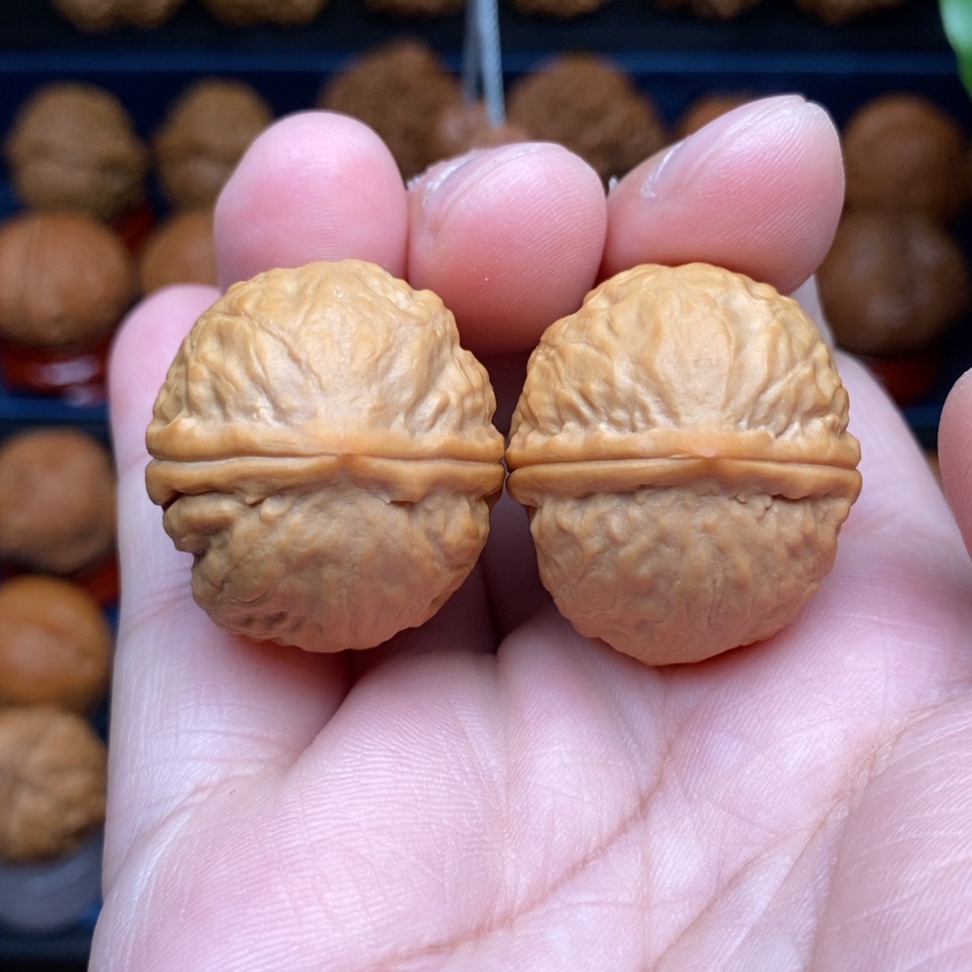 文玩核桃把件手捻团圆