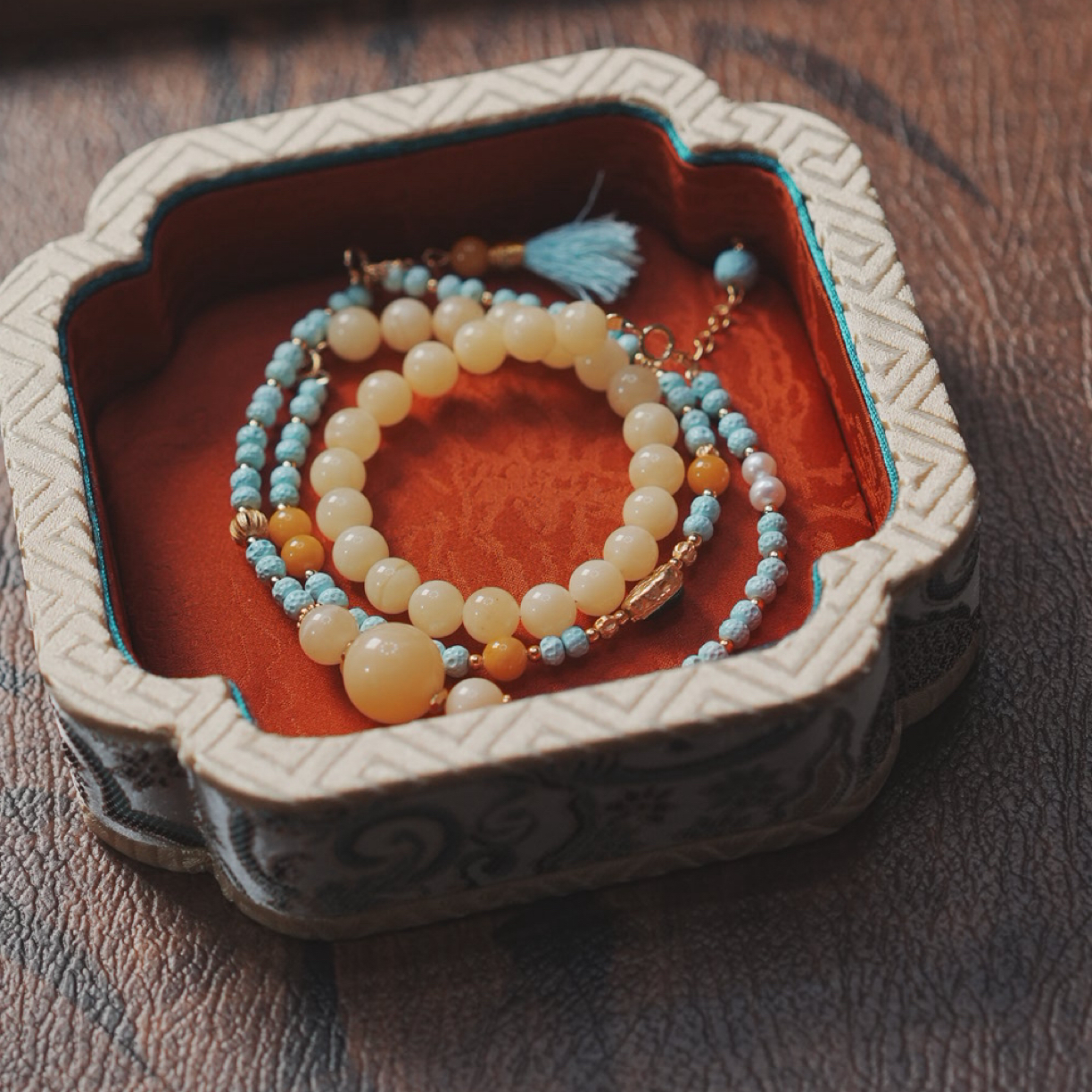 54930天然原创蜜蜡项链项链多样性发一