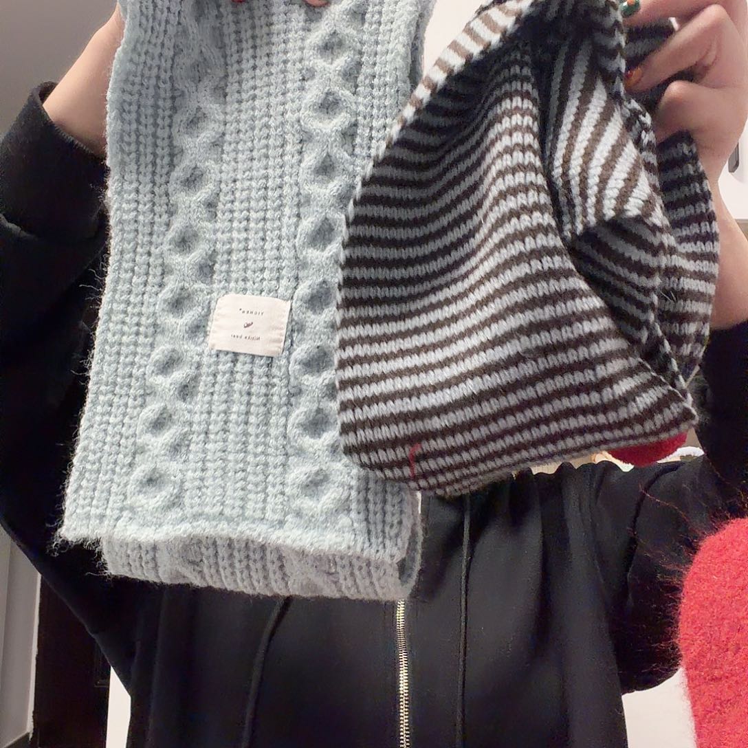 棉麻大馍馍推荐好看围巾