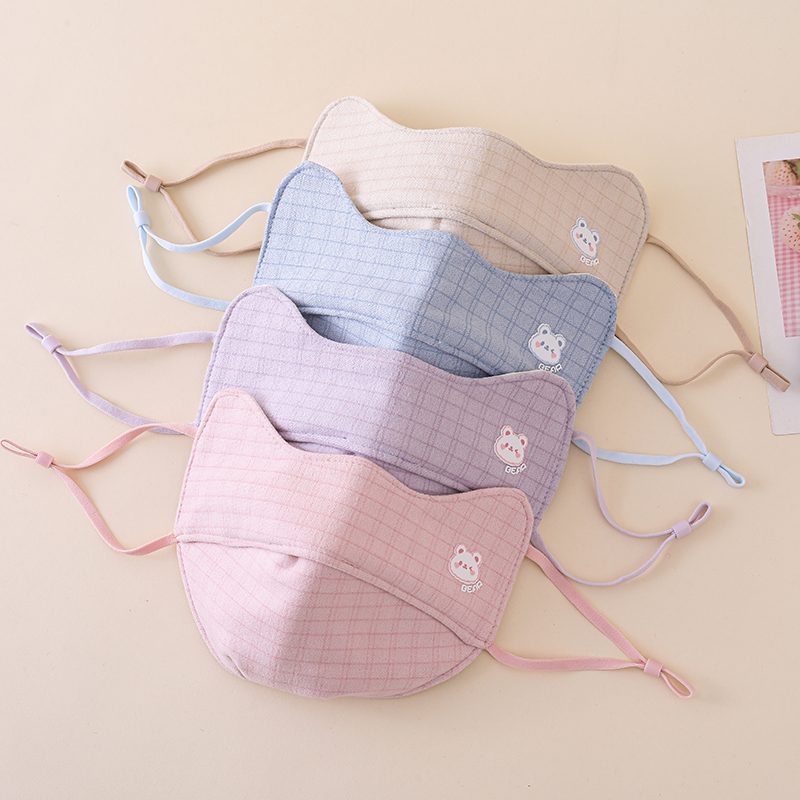 儿童纯棉口罩秋冬季男女童宝宝防寒保暖可水洗小孩学生护眼角面罩