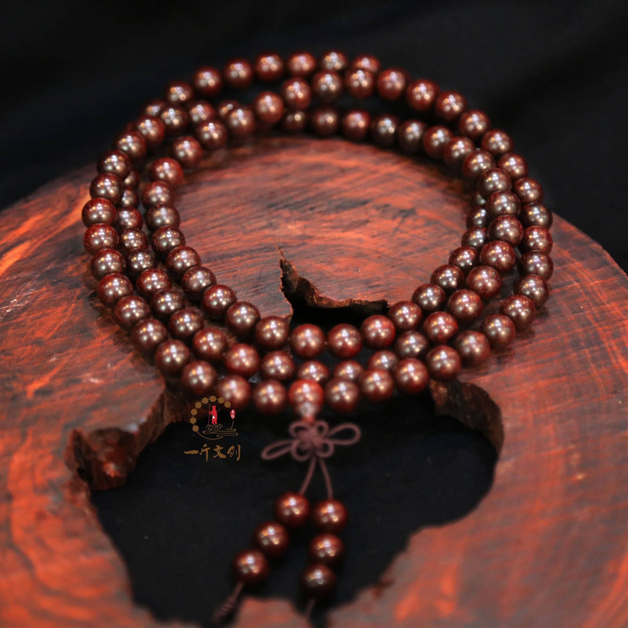 小叶紫檀108颗念珠[一斤家自营]