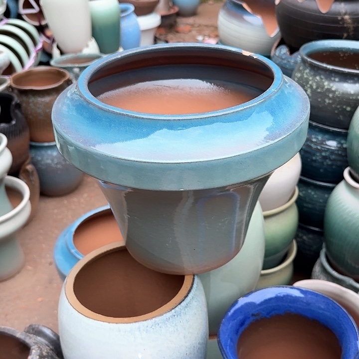 红陶微瑕花盆处理来了