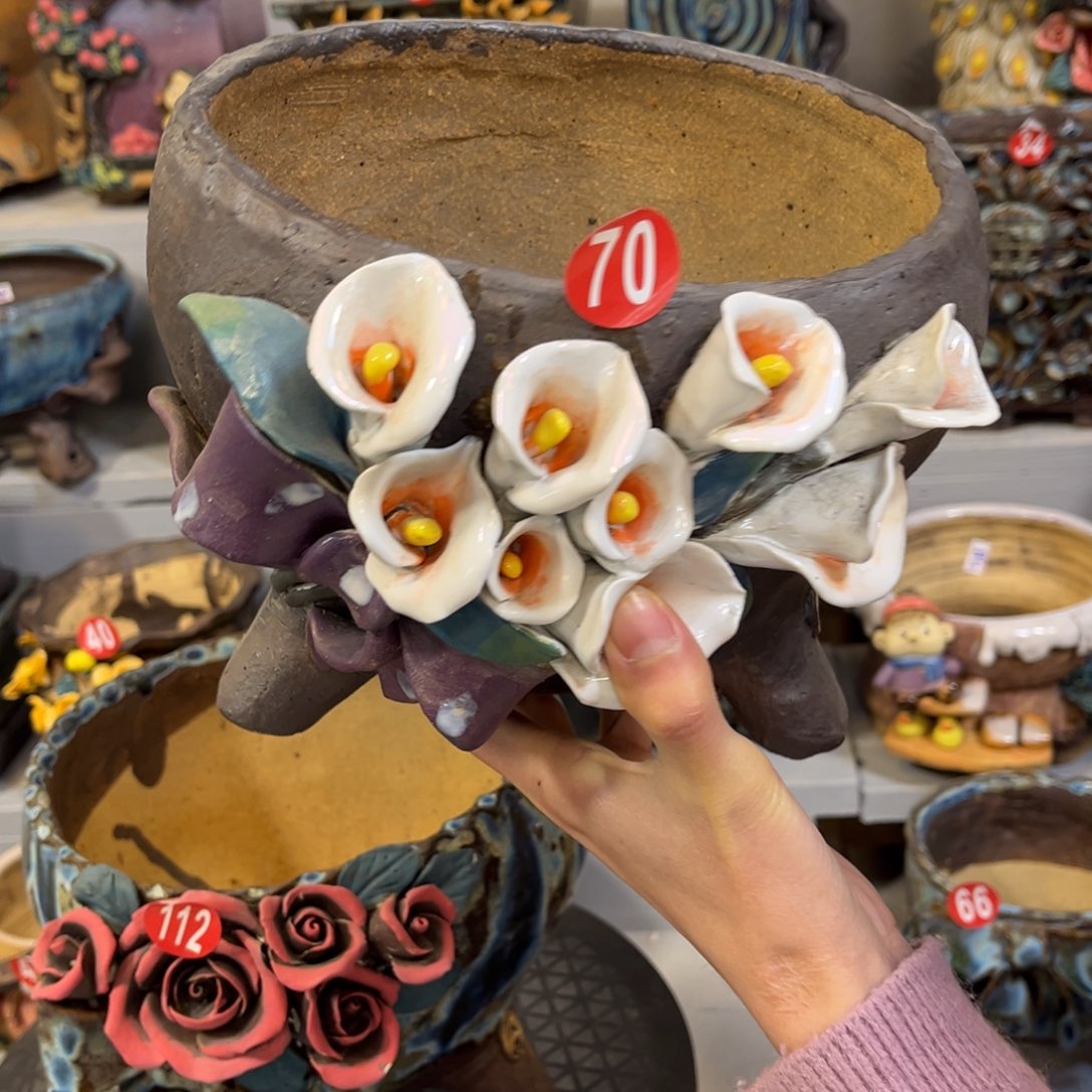 陶瓷福利70 号陶然花盆