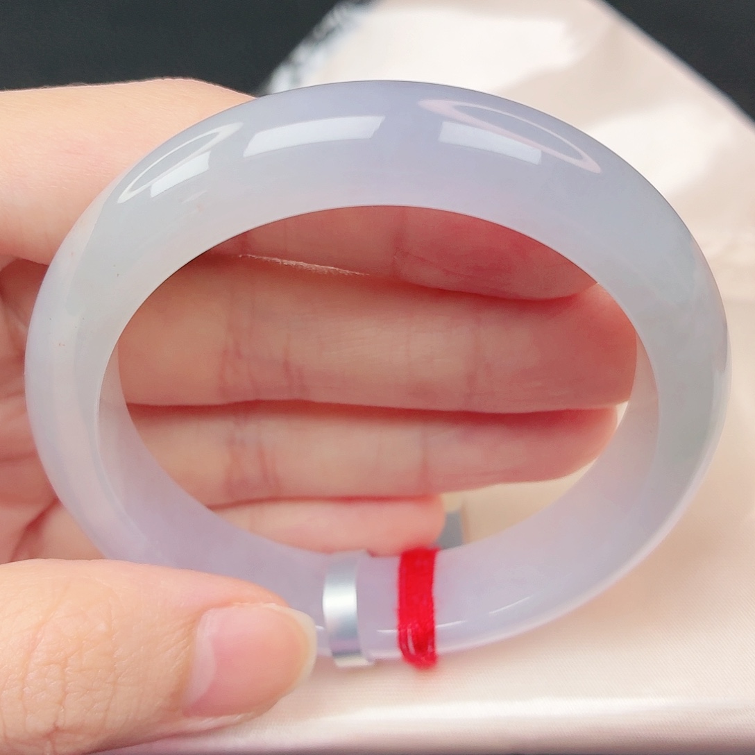 方***上翡翠手镯未镶嵌53正圈19