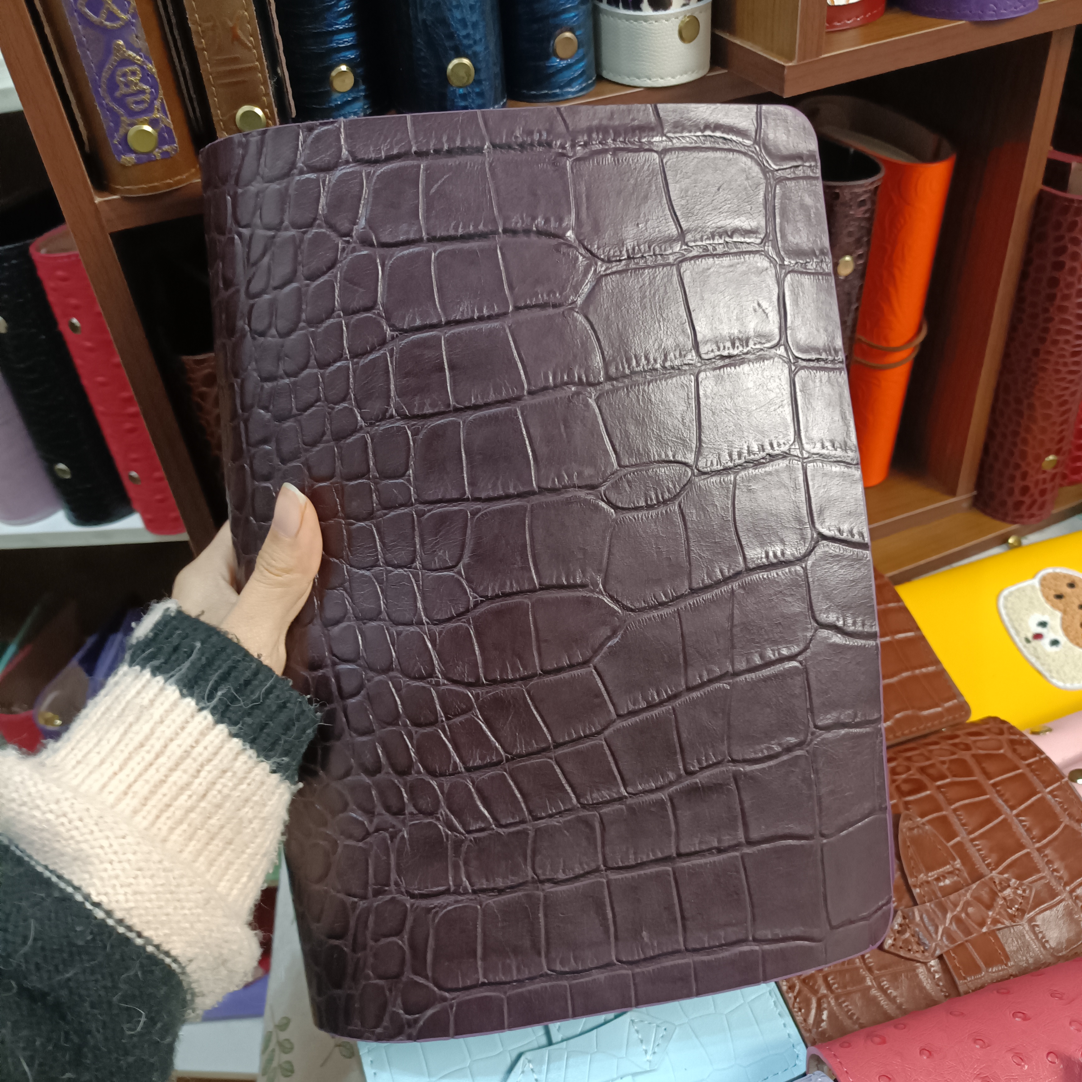 B5活页本 无内页（默认微瑕）「真皮面层笔记本」