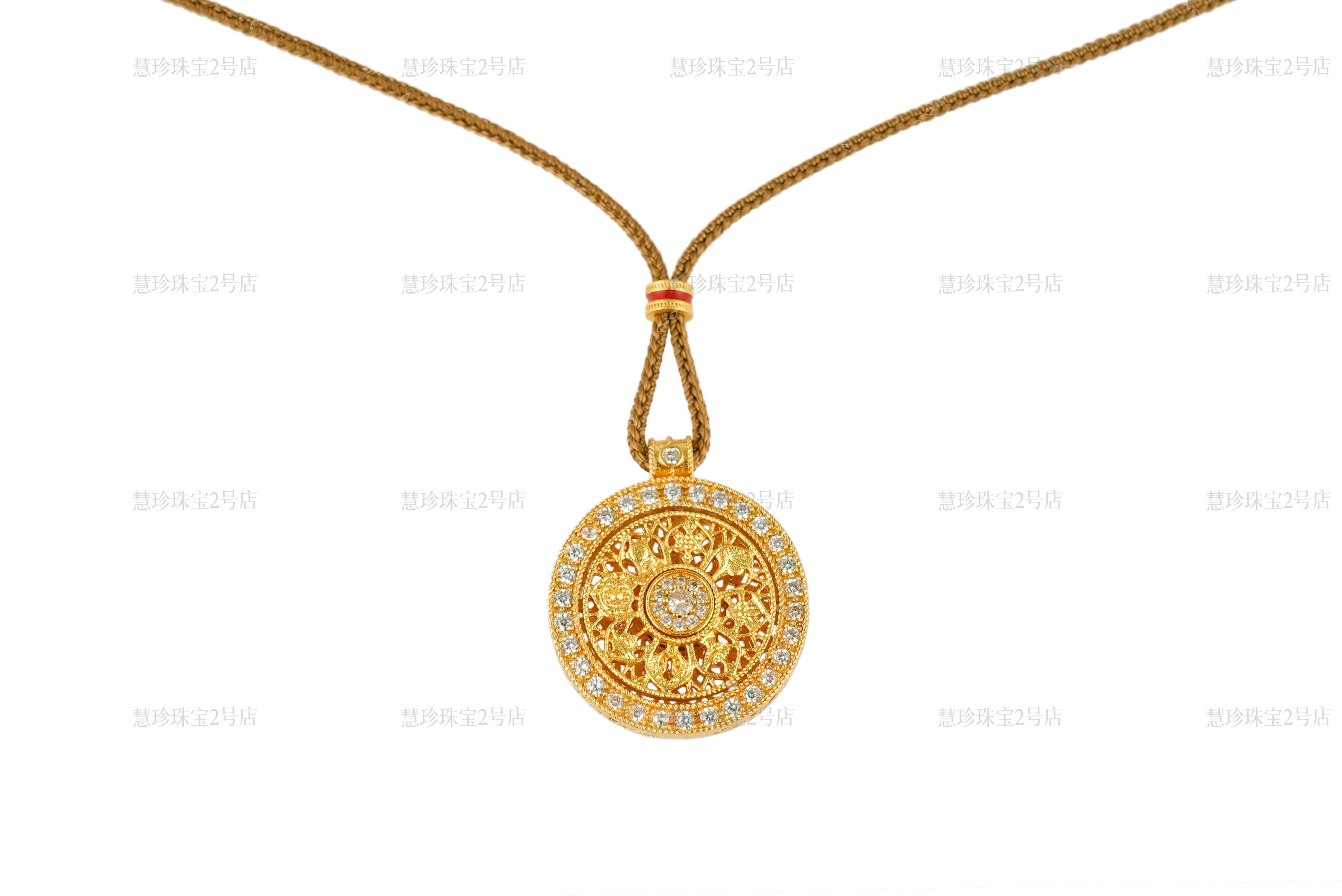 S0010八宝罗盘脖饰