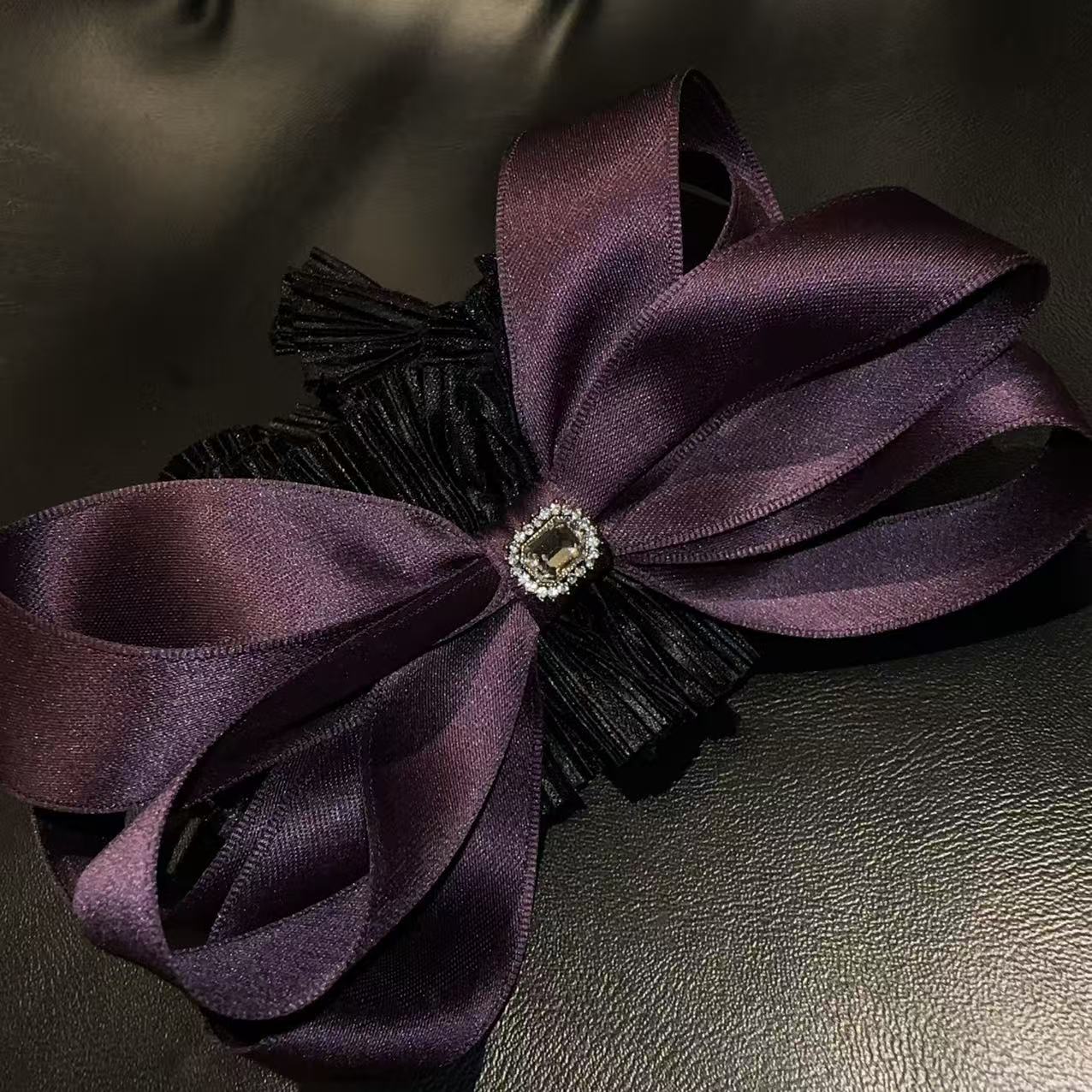 韩国高级感蝴蝶结发圈T0967