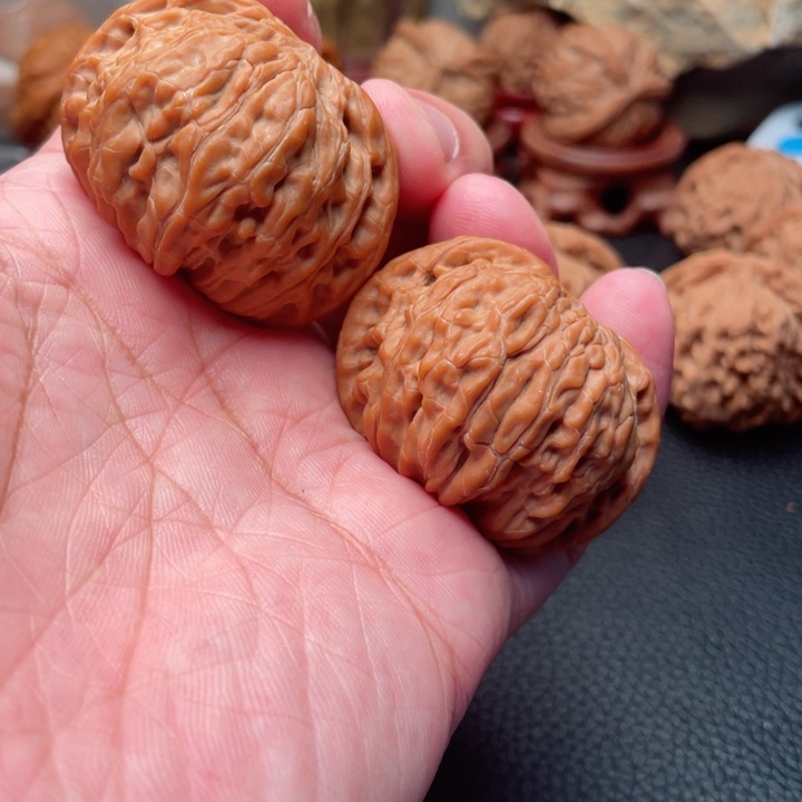 文玩核桃把件O*43全品山地磨盘