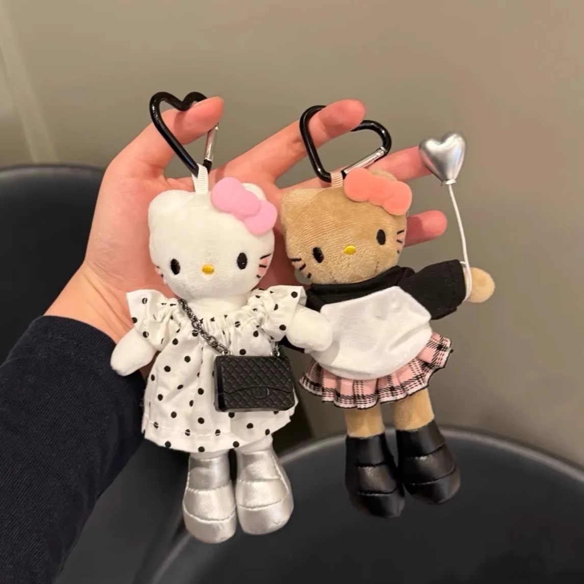 可爱kitty凯蒂猫毛绒公仔玩具挂件kt猫咪玩偶包挂饰钥匙扣礼物