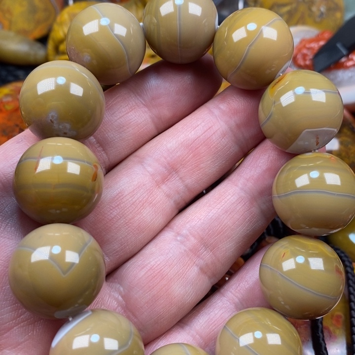 玛瑙/玉髓手链未镶嵌用****6