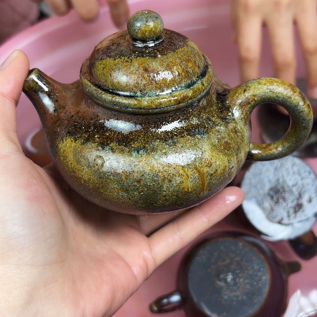 壶柴烧紫砂段泥容天