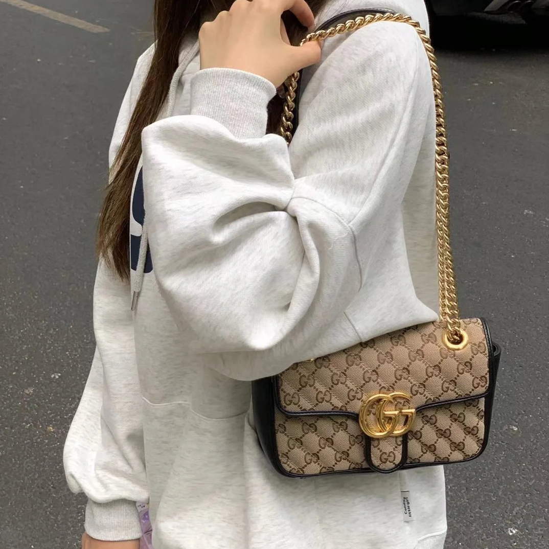 95新 GUCCI/古驰 御古屋/87172/老花22马蒙 032标